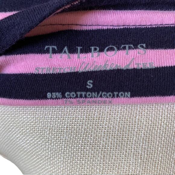Talbots stretch weekend cotton/spandex blend top women’s size S🍀 - Picture 4 of 4